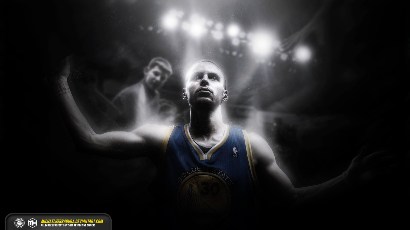 Stephen Curry background desktop | PixelsTalk.Net1366 x 768