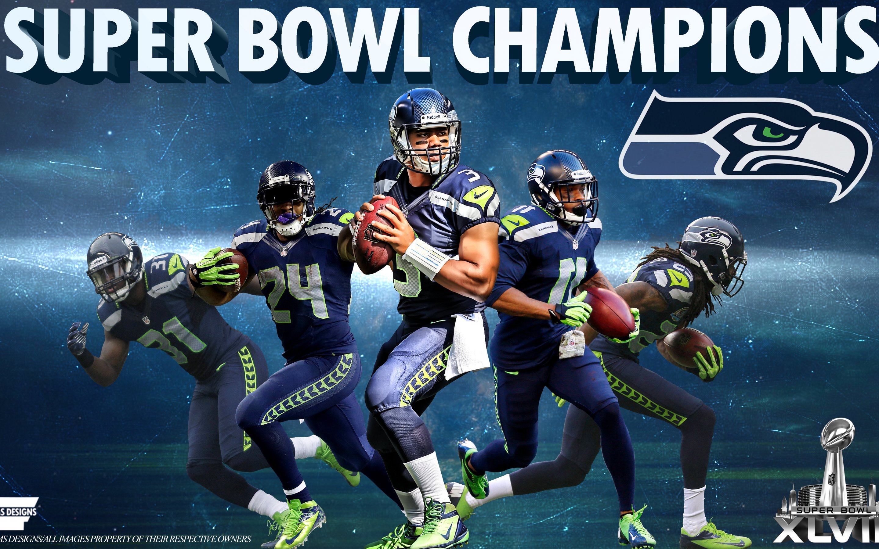 2. Seattle Seahawks Nail Designs for Super Bowl - wide 5