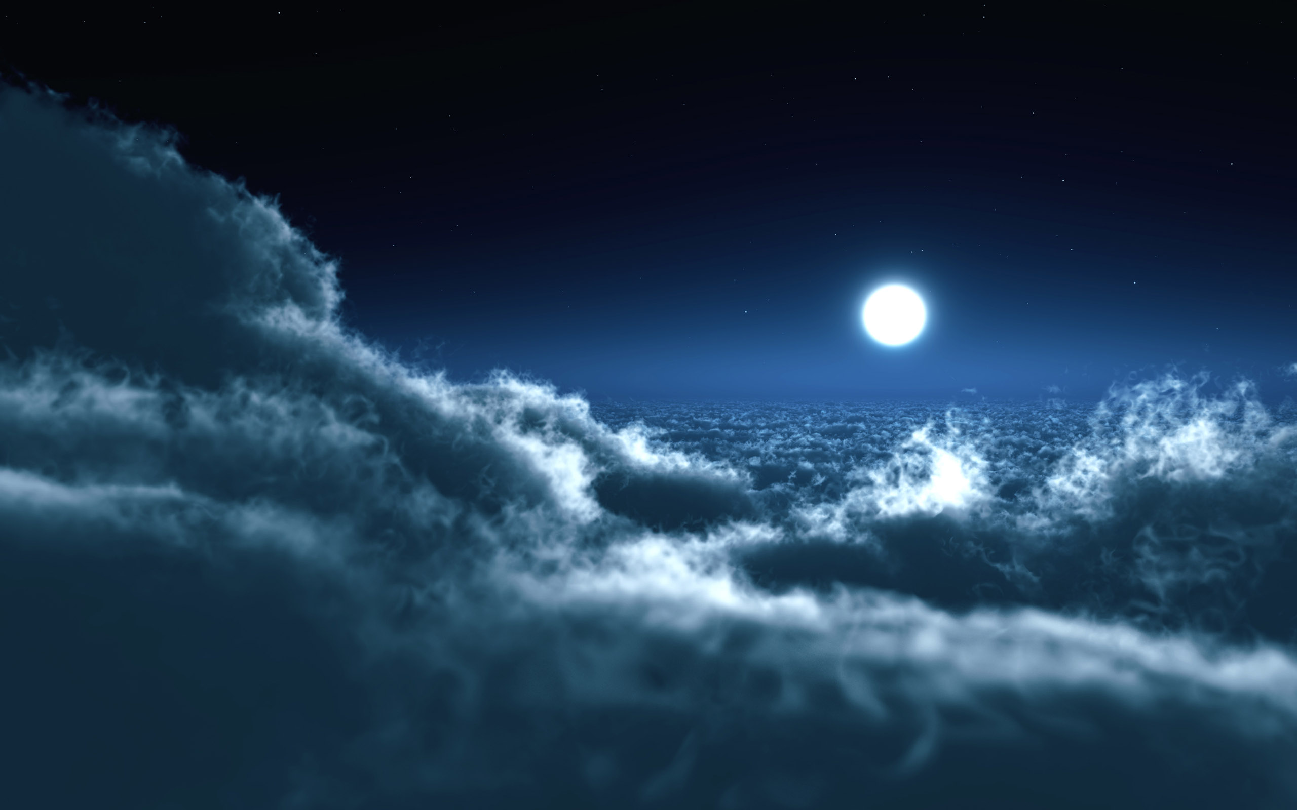 Night Cloud Wallpaper HD | PixelsTalk.Net