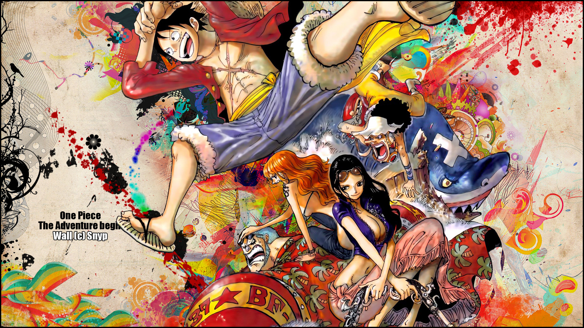 One Piece Background Desktop | PixelsTalk.Net