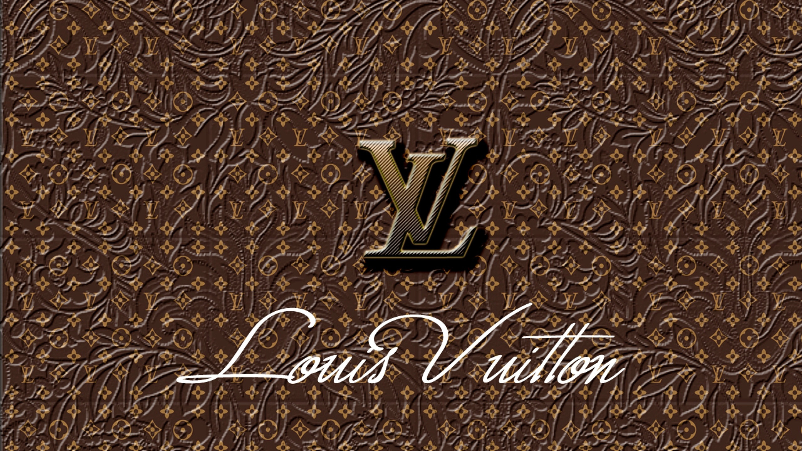 Gold Louis Vuitton Logo by TeVesMuyNerviosa on DeviantArt  Louis vuitton  pattern, Louis vuitton, Louis vuitton background