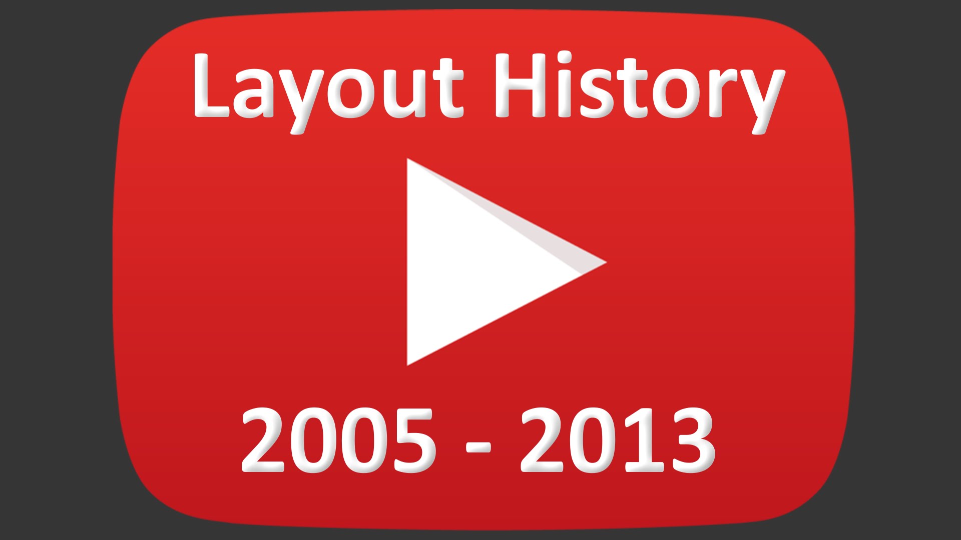 Old YouTube Layout 2005