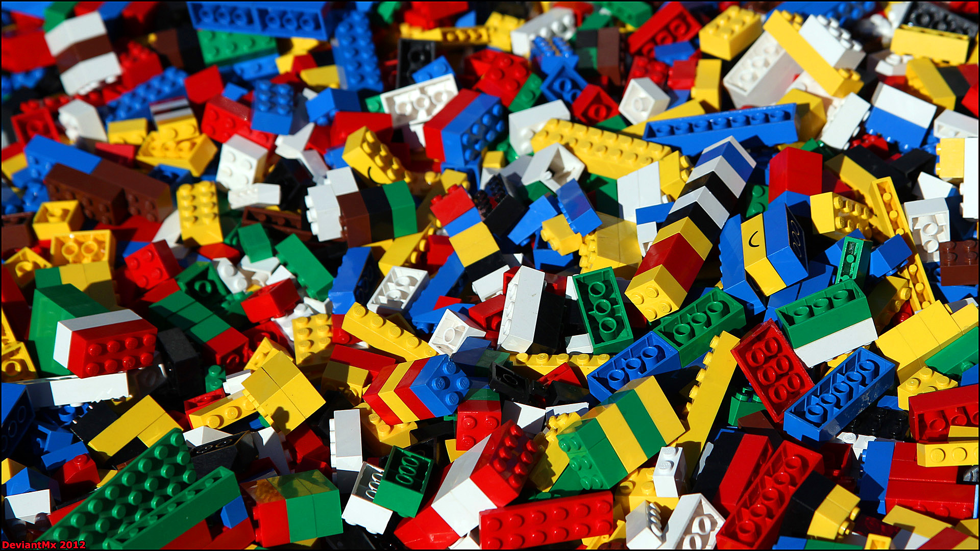 LEGO Blocks Desktop Wallpaper