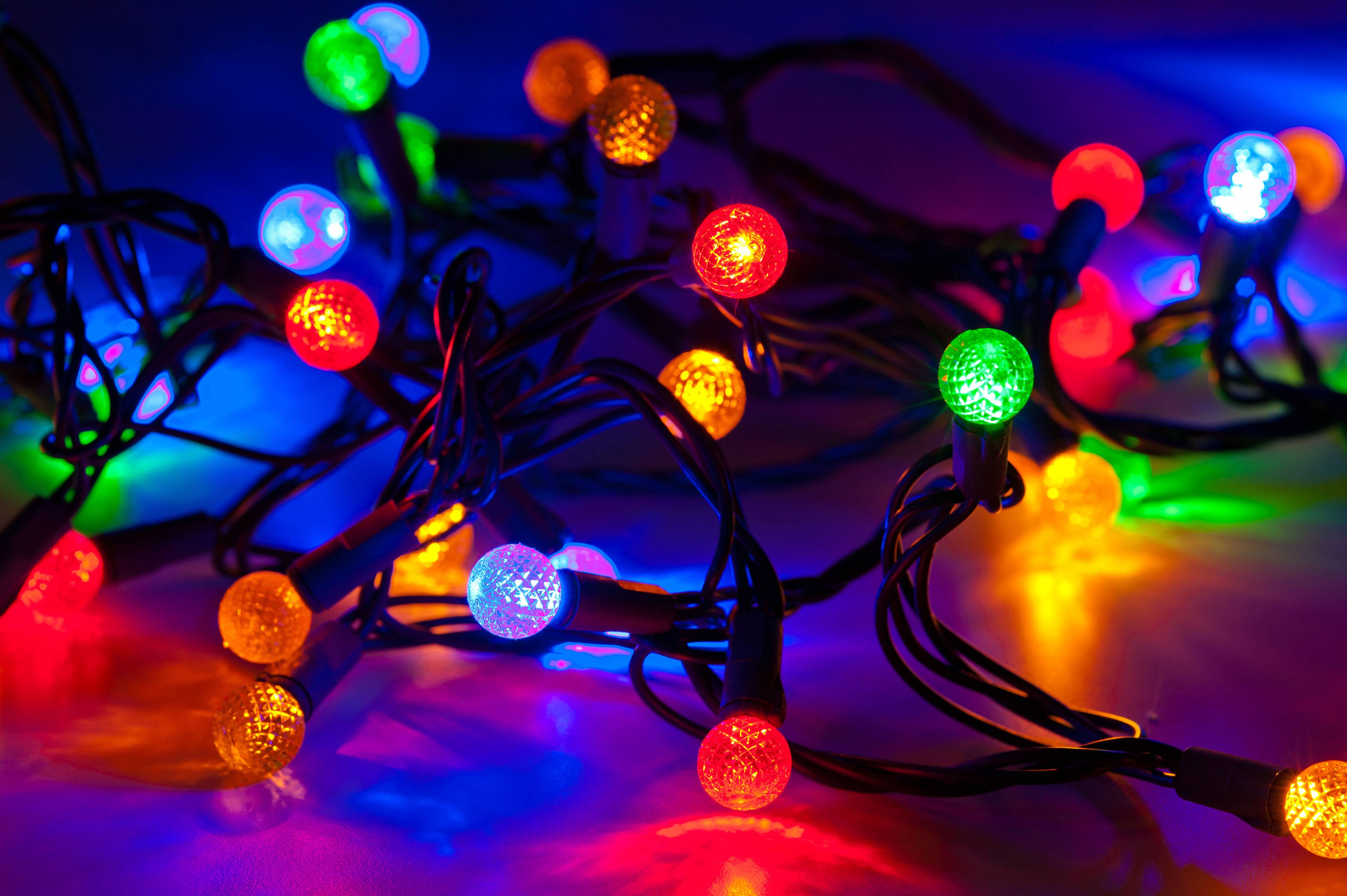 Free HD Christmas Lights Wallpapers | PixelsTalk.Net