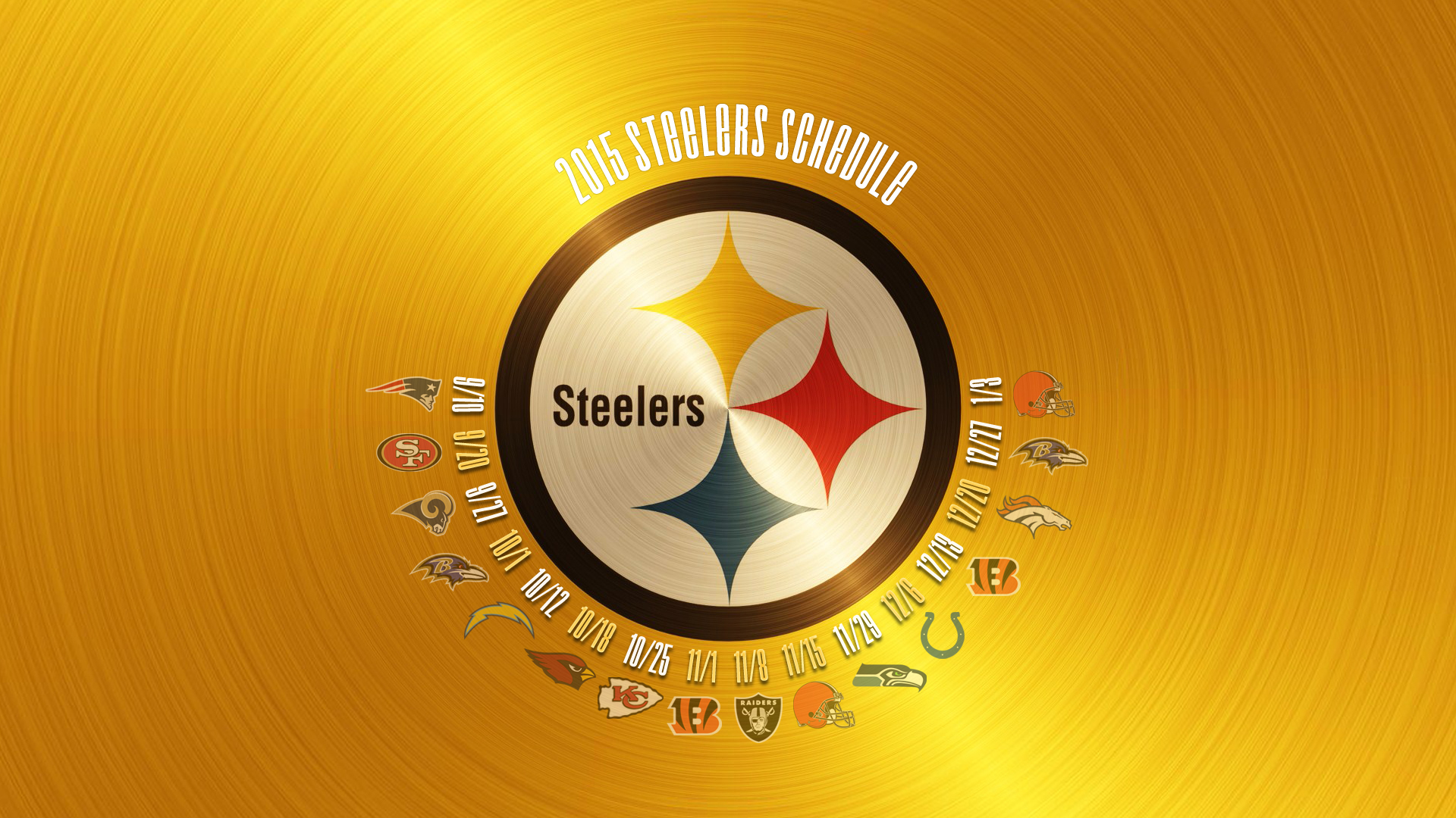 Pittsburgh Steelers Logo Wallpaper HD | PixelsTalk.Net