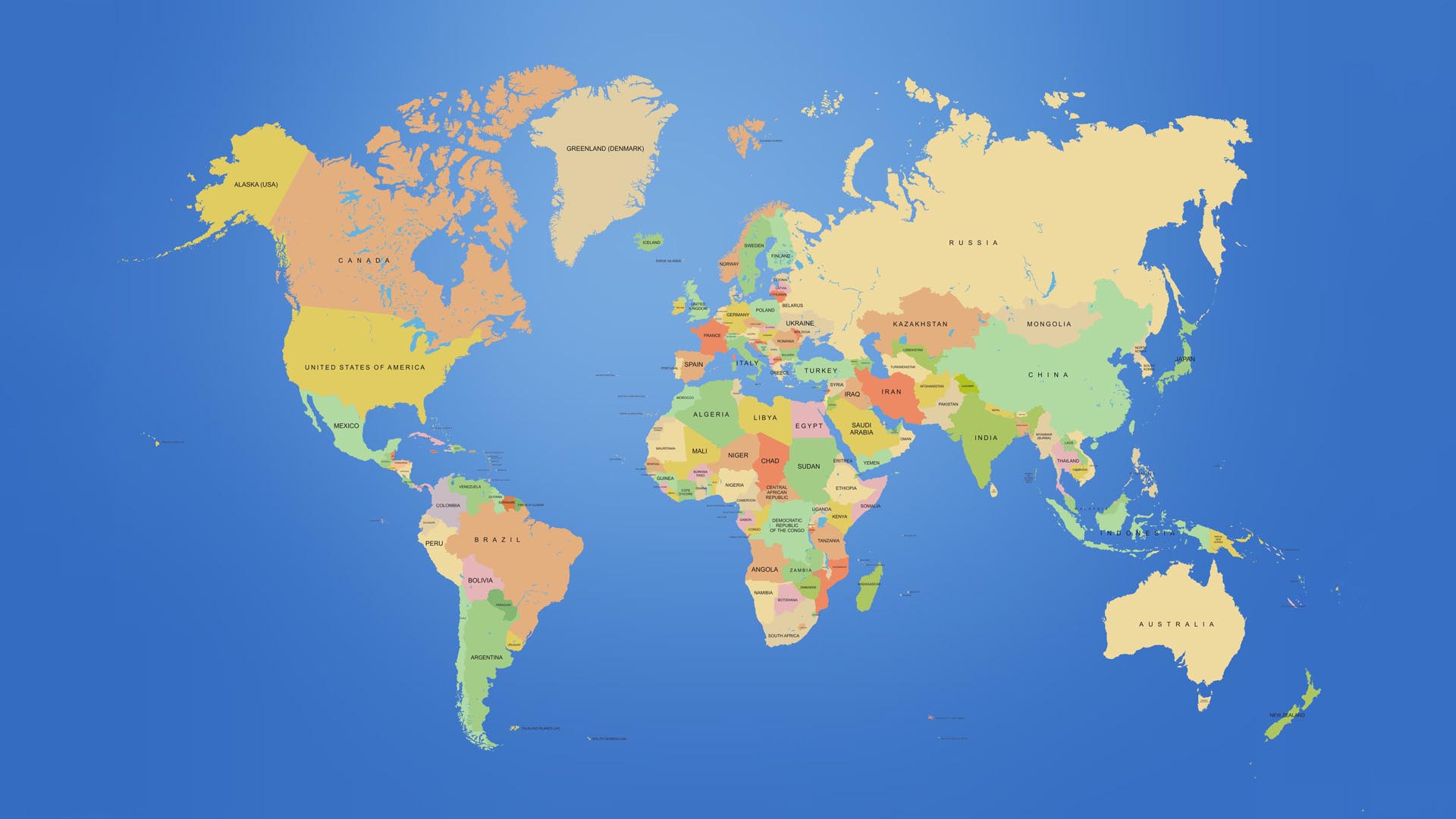 World Map Wallpaper HD | PixelsTalk.Net
