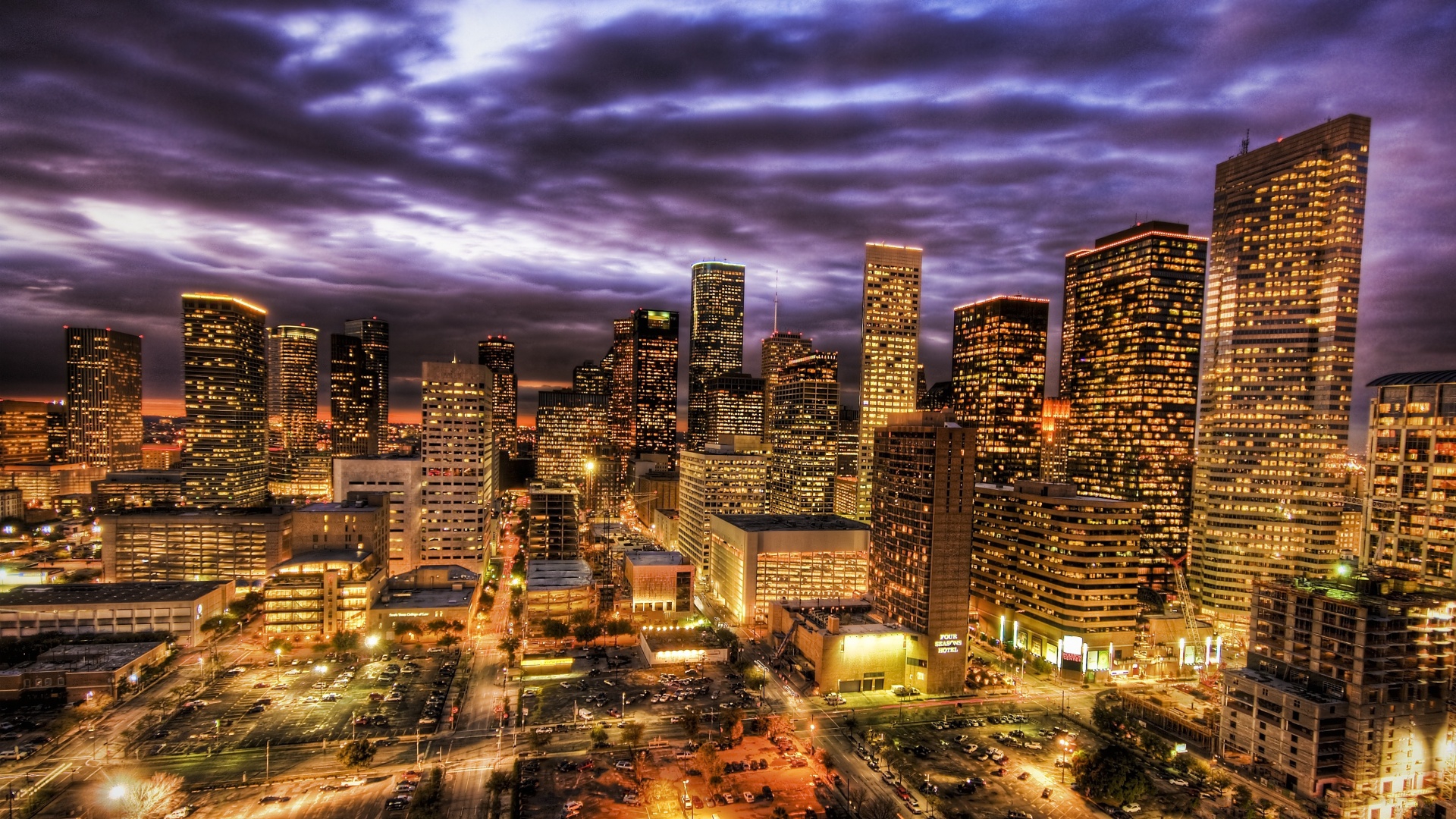 Houston Skyline Wallpapers HD | PixelsTalk.Net