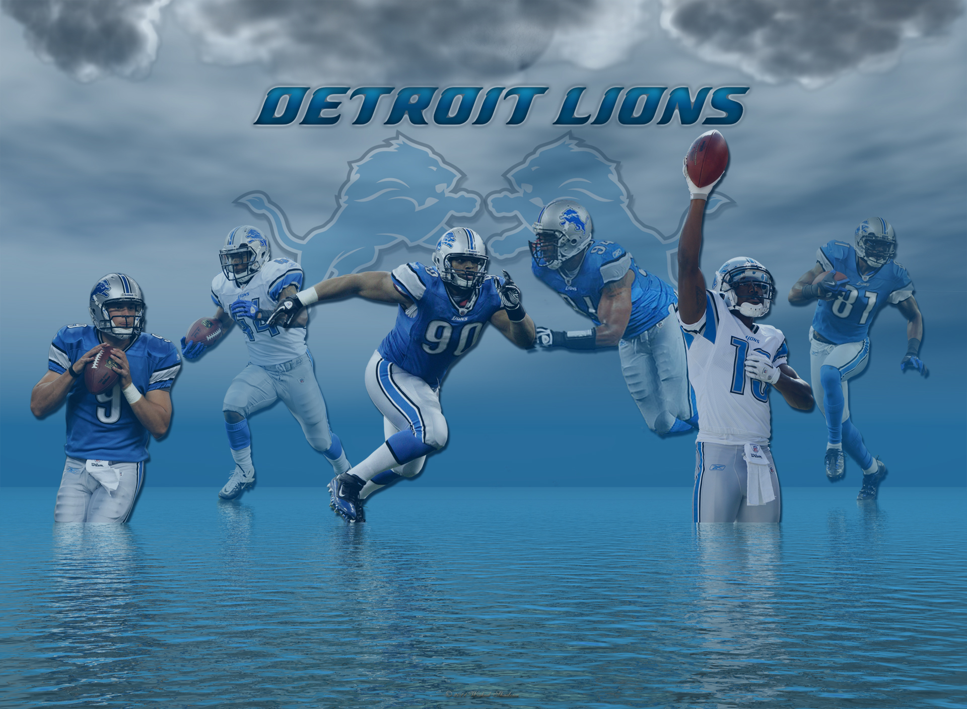 1. Detroit Lions Nail Art - wide 6