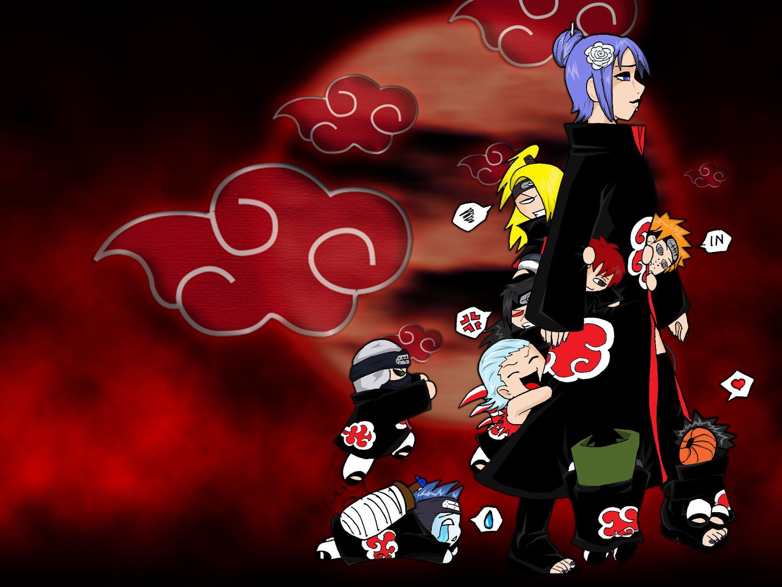 Akatsuki Cloud HD Wallpaper | PixelsTalk.Net