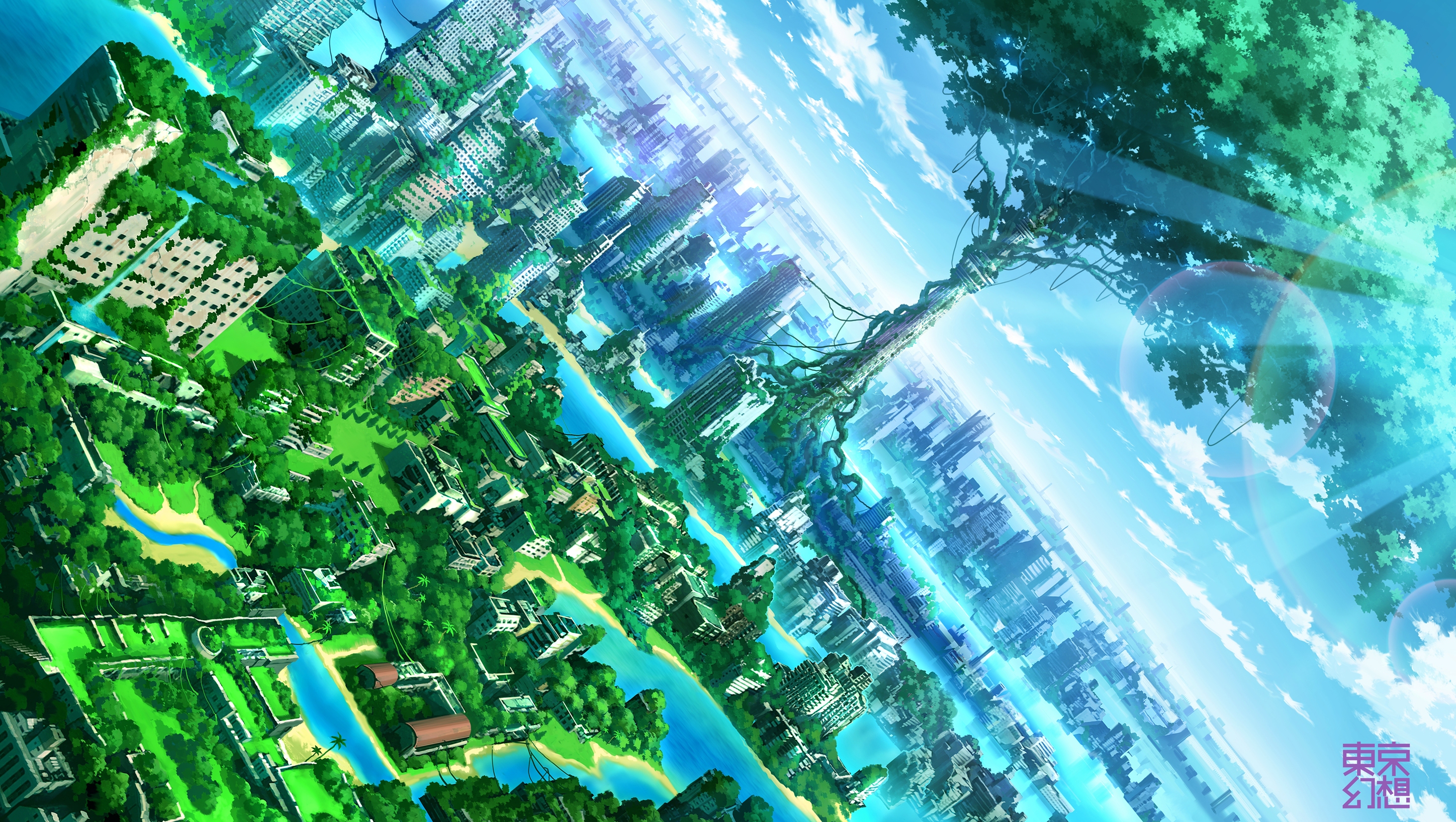 Anime Landscape Wallpaper HD | PixelsTalk.Net