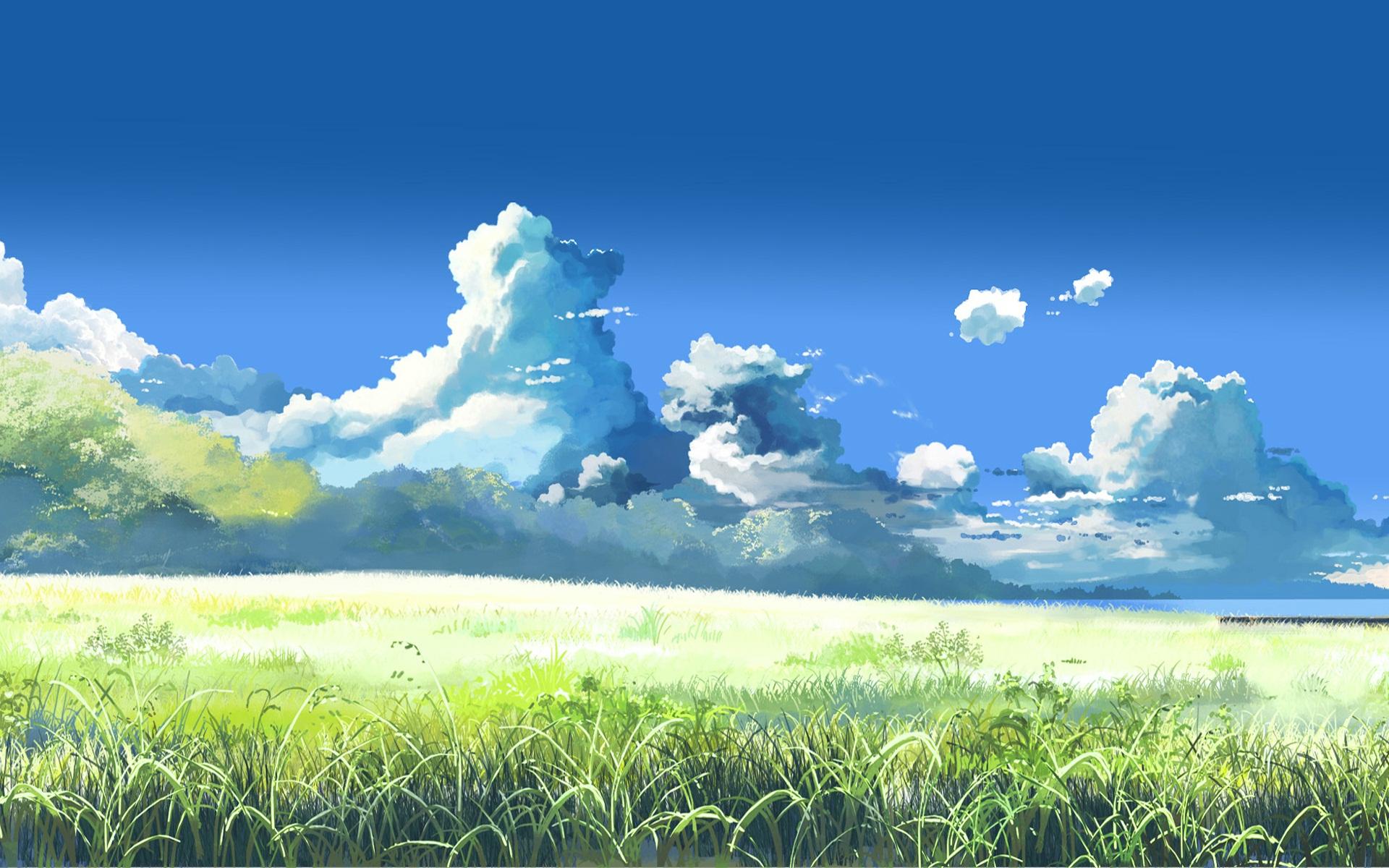 Anime Landscape Wallpaper HD | PixelsTalk.Net