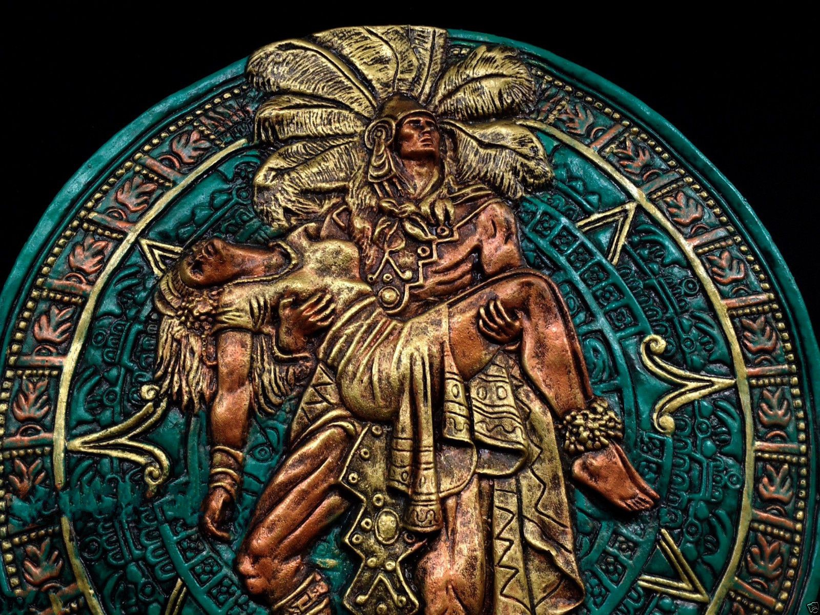 Aztec Warrior Background for Desktop | PixelsTalk.Net