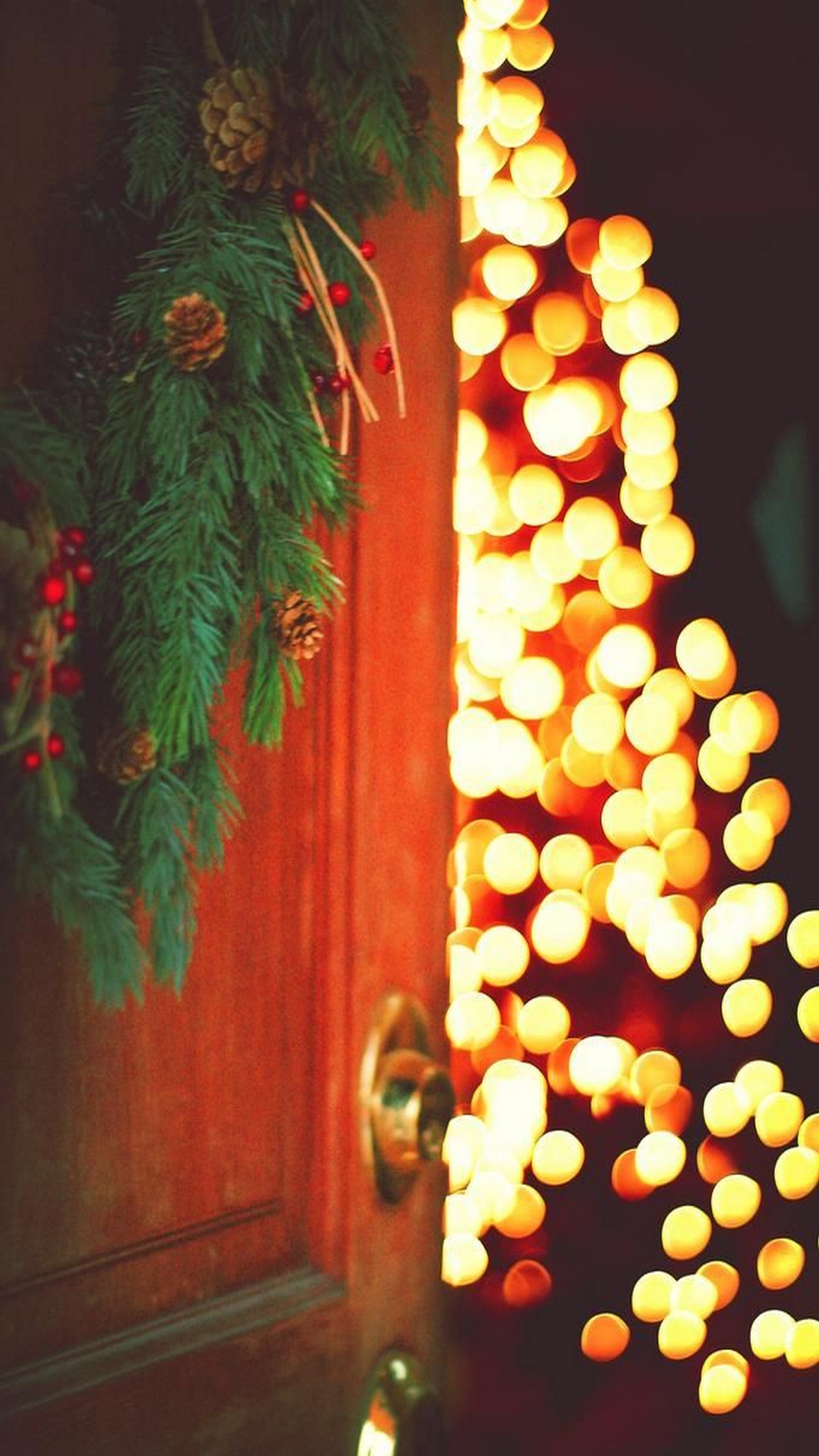 Christmas Lights iPhone Wallpapers