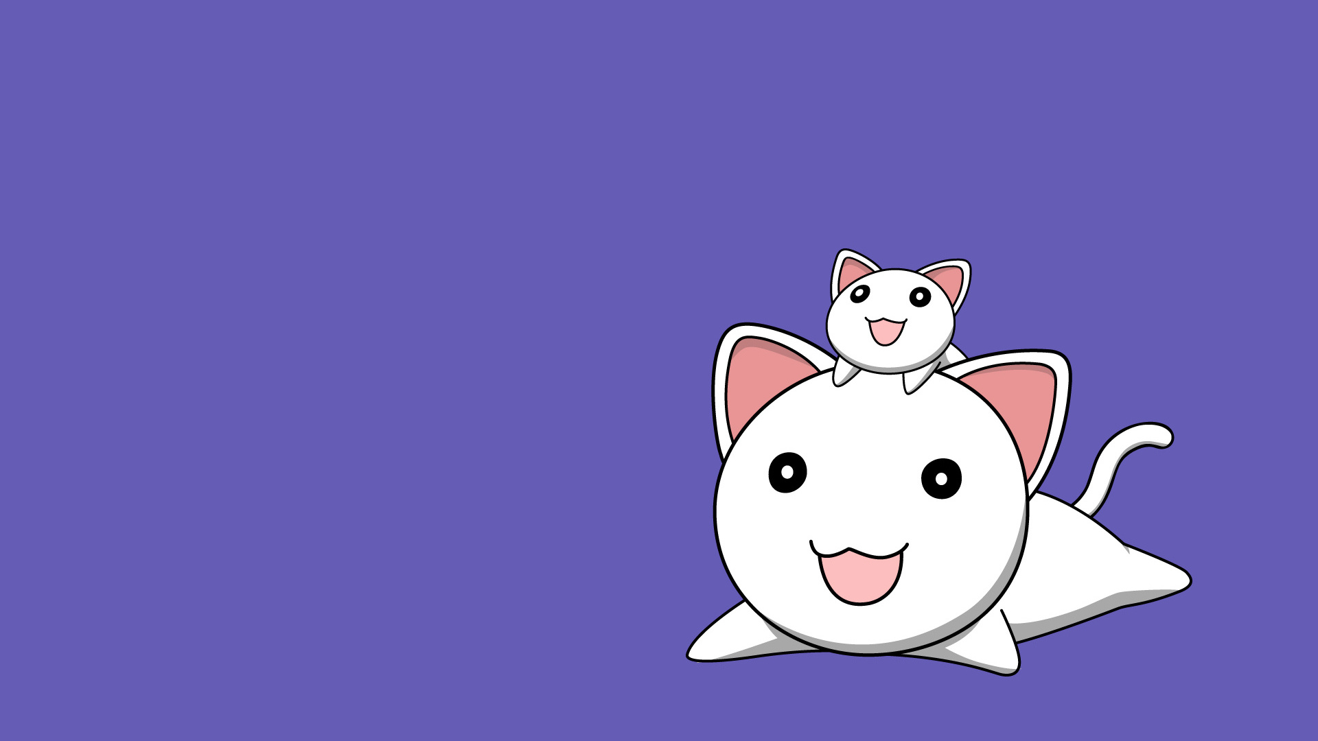 Anime Cat Desktop Wallpaper | PixelsTalk.Net