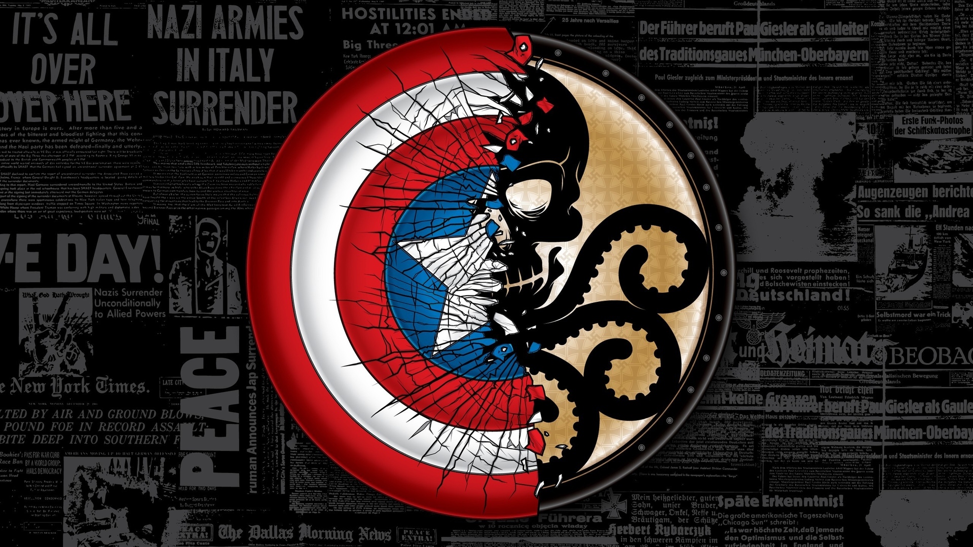 Captain America Shield Wallpaper HD | PixelsTalk.Net
