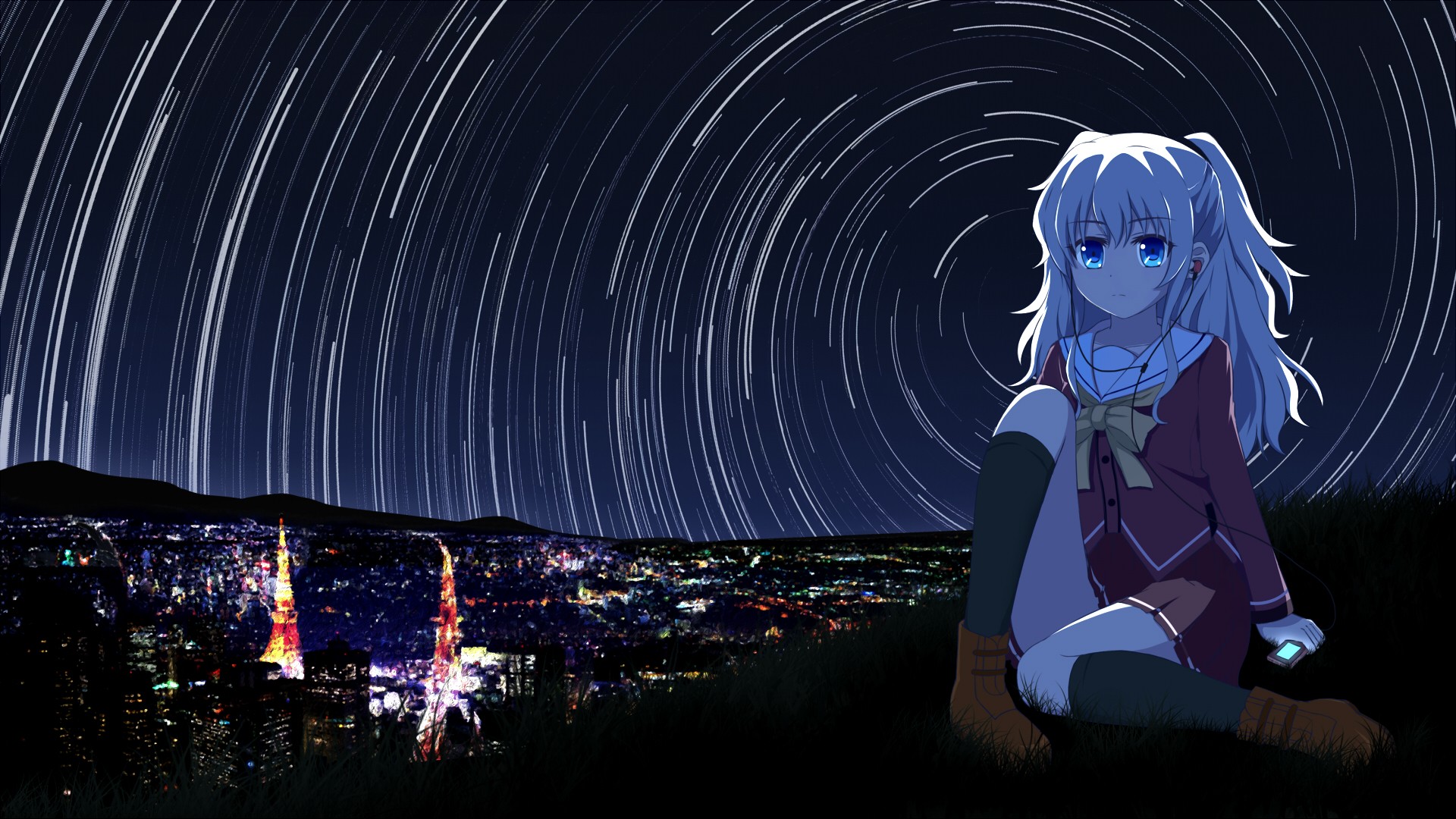 Anime Charlotte Backgrounds | PixelsTalk.Net