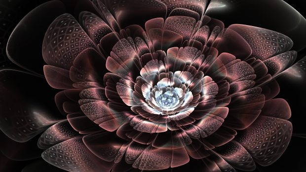 Abstract 3d flower wallpaper.