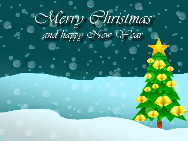 Free Merry Christmas and Happy New Year Image.