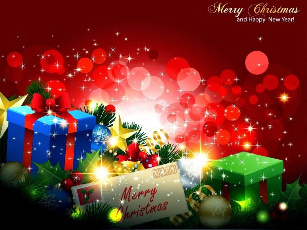 Merry Christmas and Happy New Year Wallpaper HD.