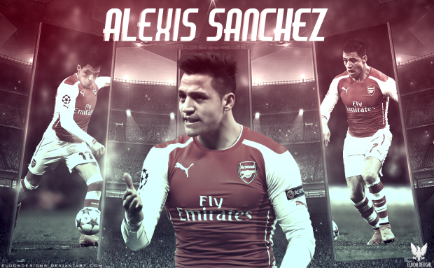 Alexis Sanchez Wallpaper by EldonDesigns.