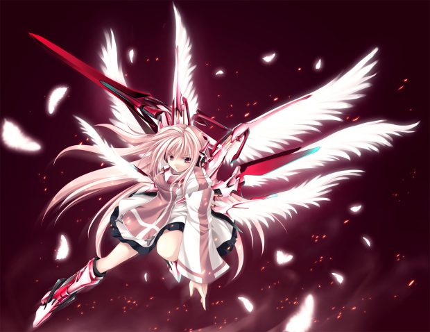 Anime Angel wings Wallpaper.