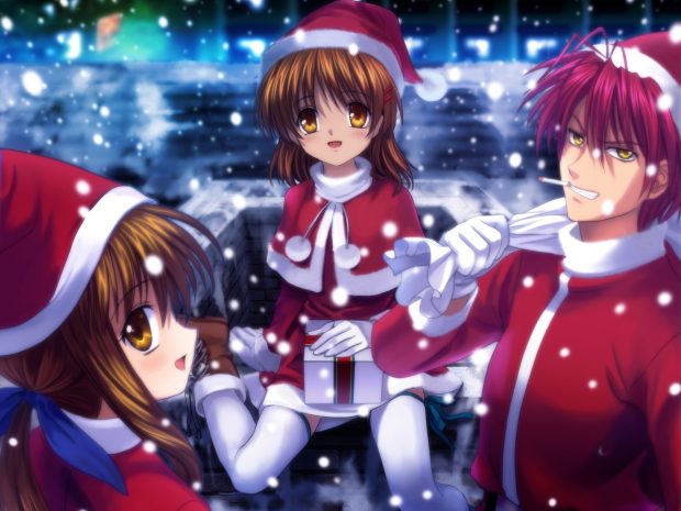 Anime Christmas Wallpapers Desktop.