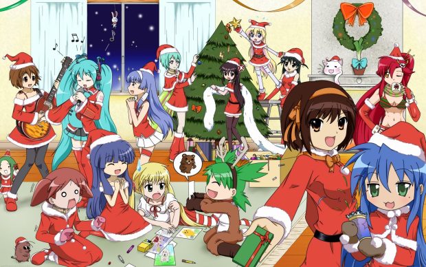 Anime Christmas Wallpapers HD.