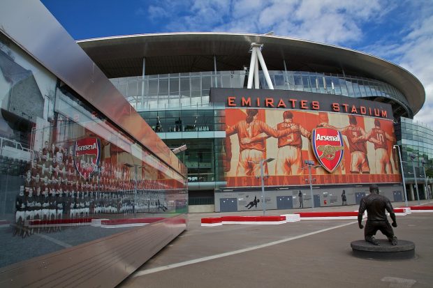 Arsenal Emirates Stadium outside