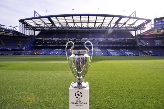 Chelsea Stadium at Champion League.