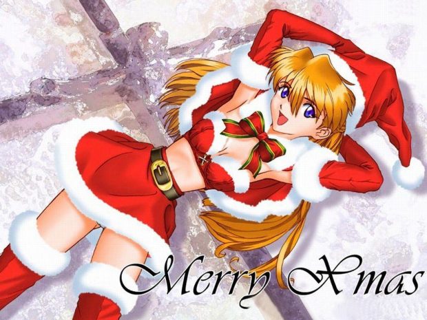 Christmas hot anime wallpapers HD.