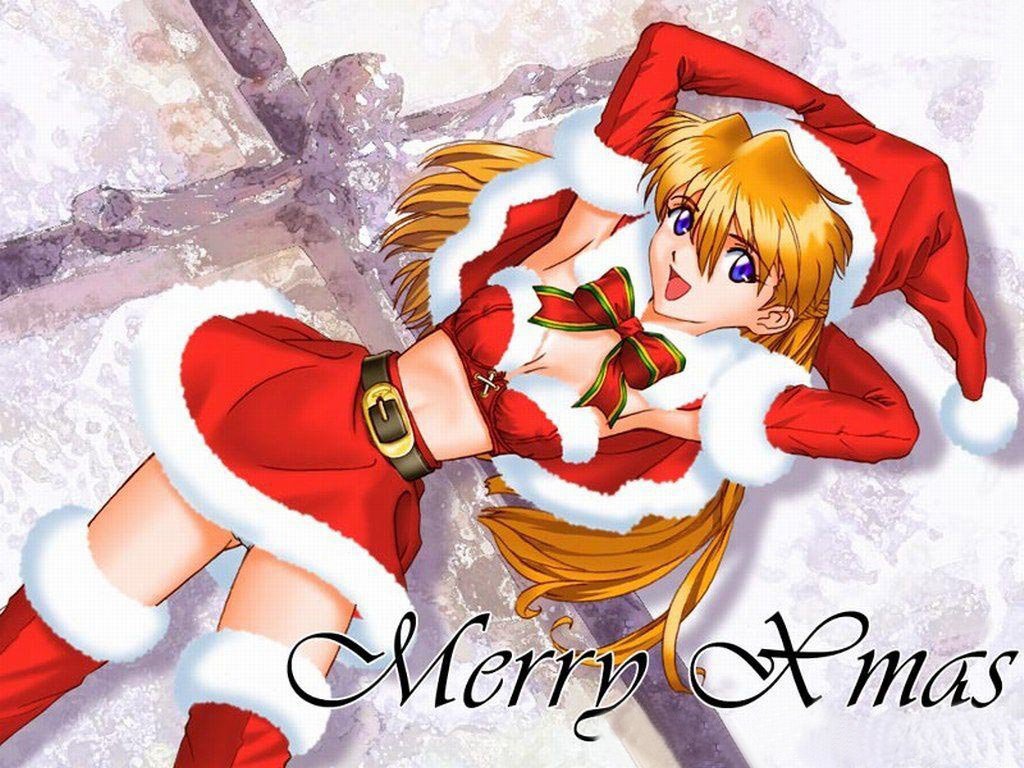 Cute Anime Girl Christmas Wallpapers HD | PixelsTalk.Net