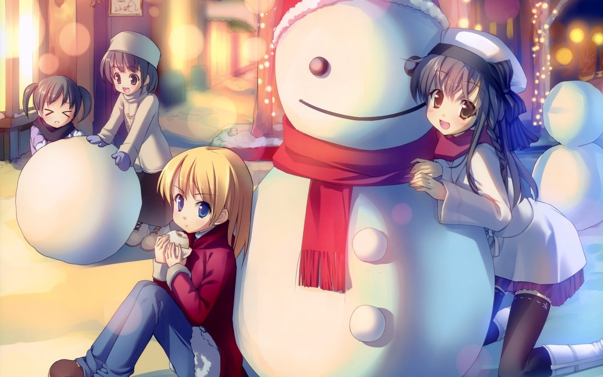 Featured image of post Couple Anime Christmas Wallpaper Image about merry christmas in anime christmas pictures by 772reka