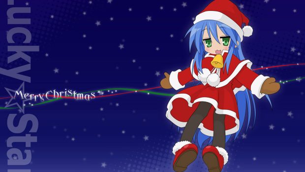 Cute anime christmas photos 2560x1440.