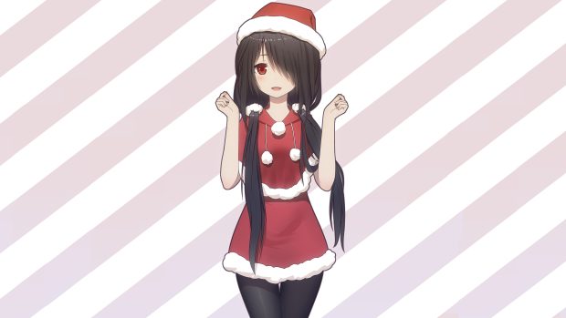 Desktop Anime Girl Christmas Wallpapers.