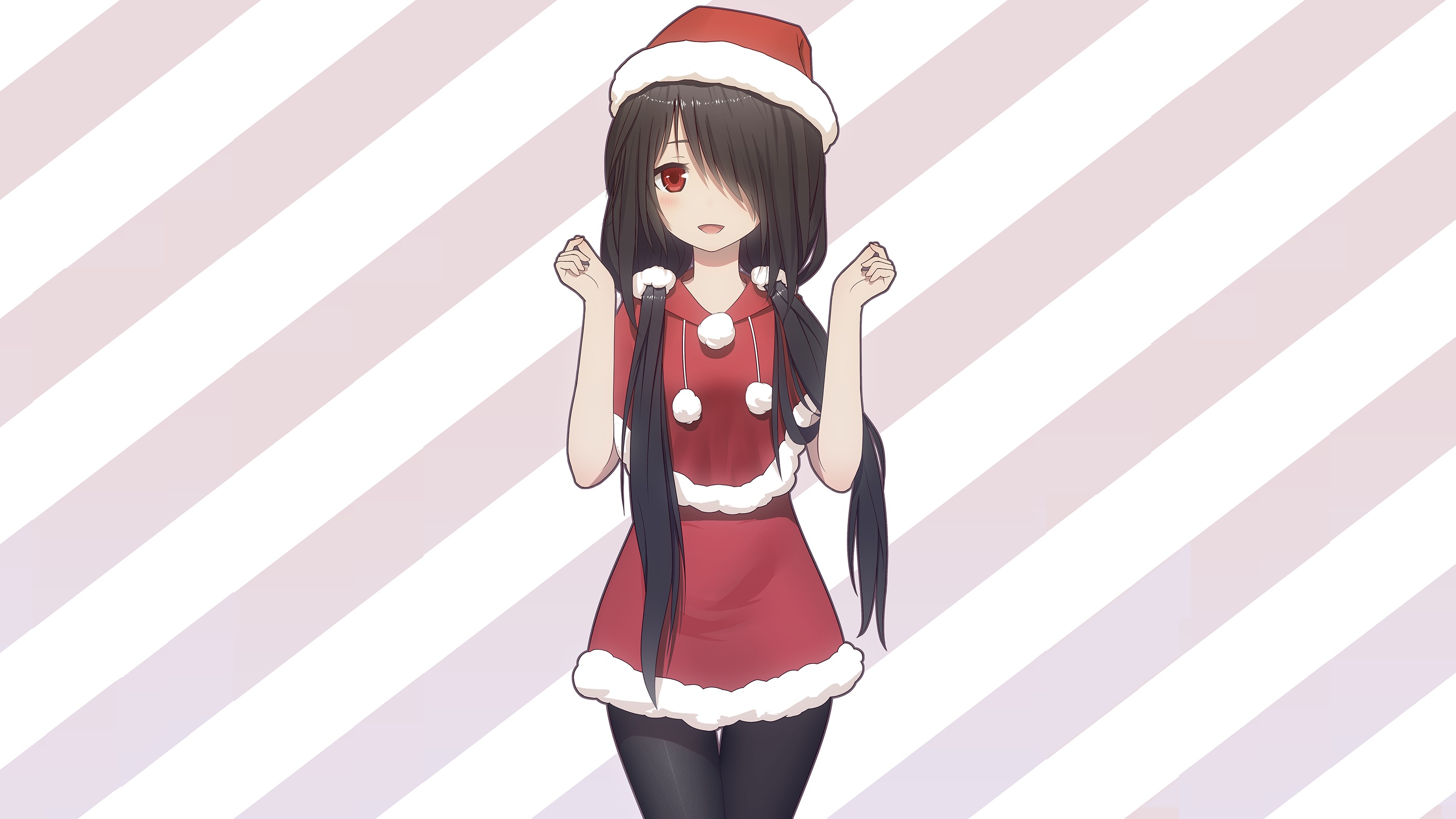 Cute Anime Girl Christmas Wallpapers HD 