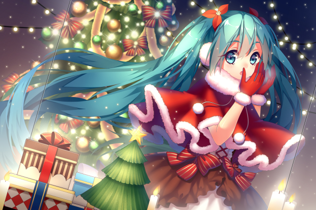 HD cute anime christmas Pictures.