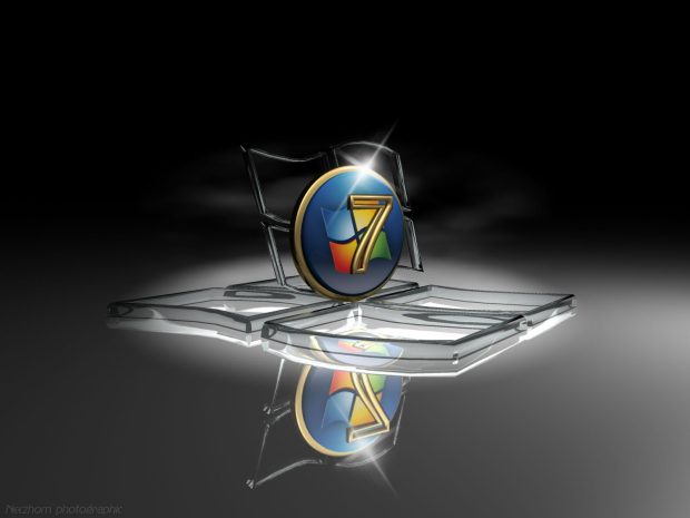 Windows 7 HD wallpaper 3D.