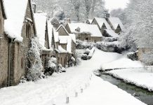 Winter and Snow Full HD Wallpaper.