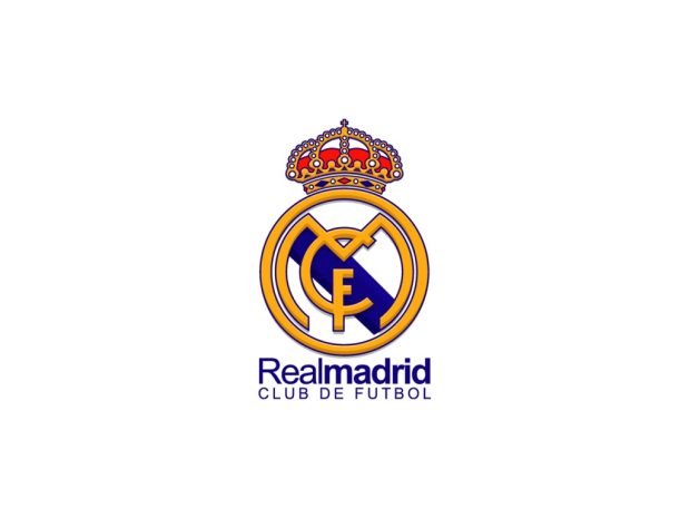Club Football Real madrid logo wallpaper.