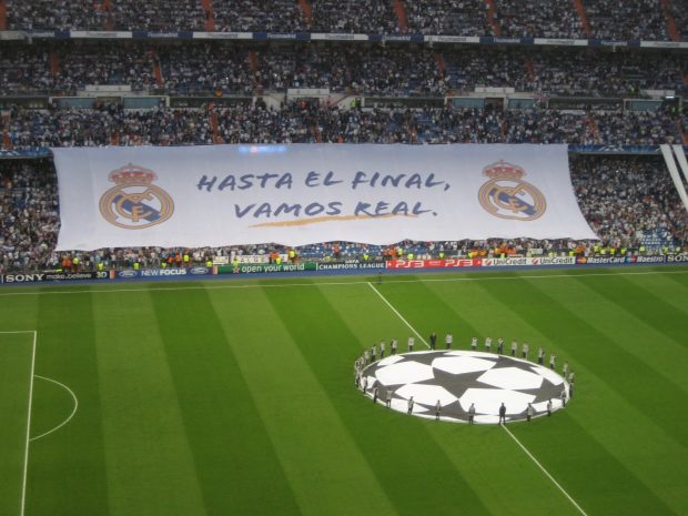 Real Madrid Stadium Background.