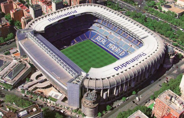Real Madrid Stadium Santiago Bernabeu Wallpaper HD.