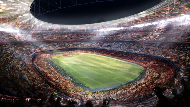 Real Madrid Stadium Wallpaper Wide HD.