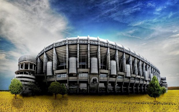 Real Madrid Stadium Wallpaper Widescreen HD.