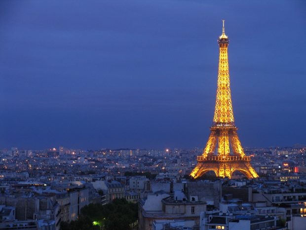 Eiffel Tower at Night by Roddh