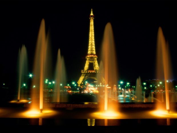 Eiffel tower at night paris city free download beautiful hd wallpapers