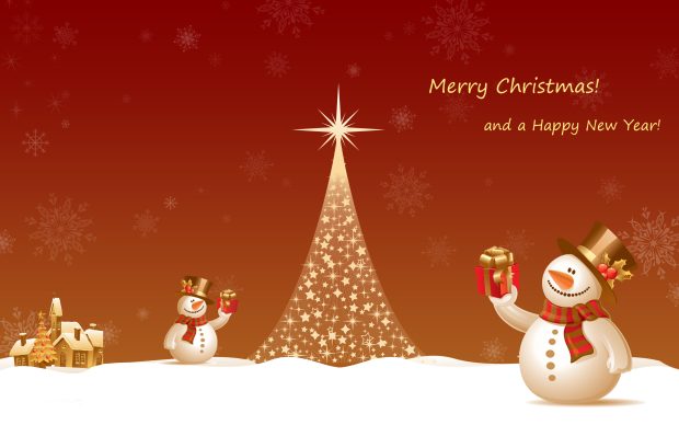 snowman new year wallpapers free download