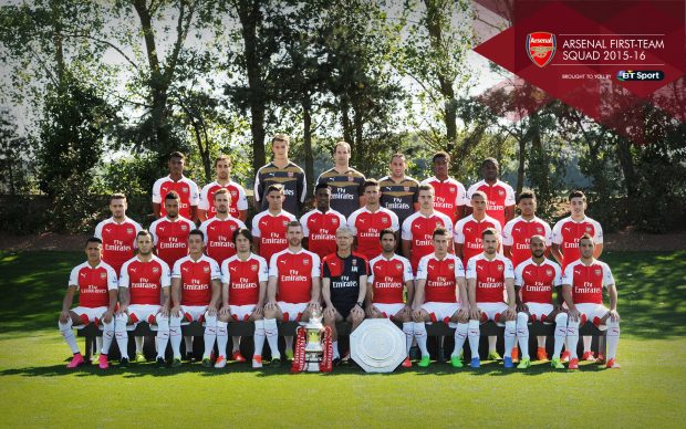 Arsenal First Team 2015 2016.