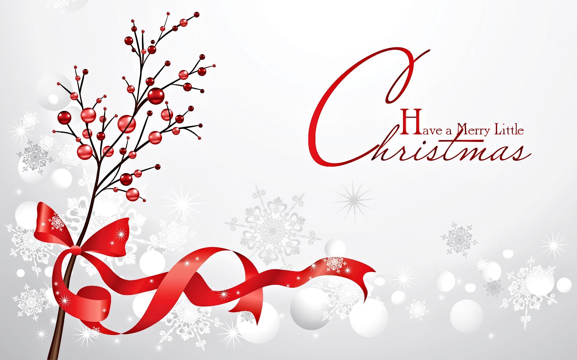 HD Merry Christmas Wallpaper Red 2016.