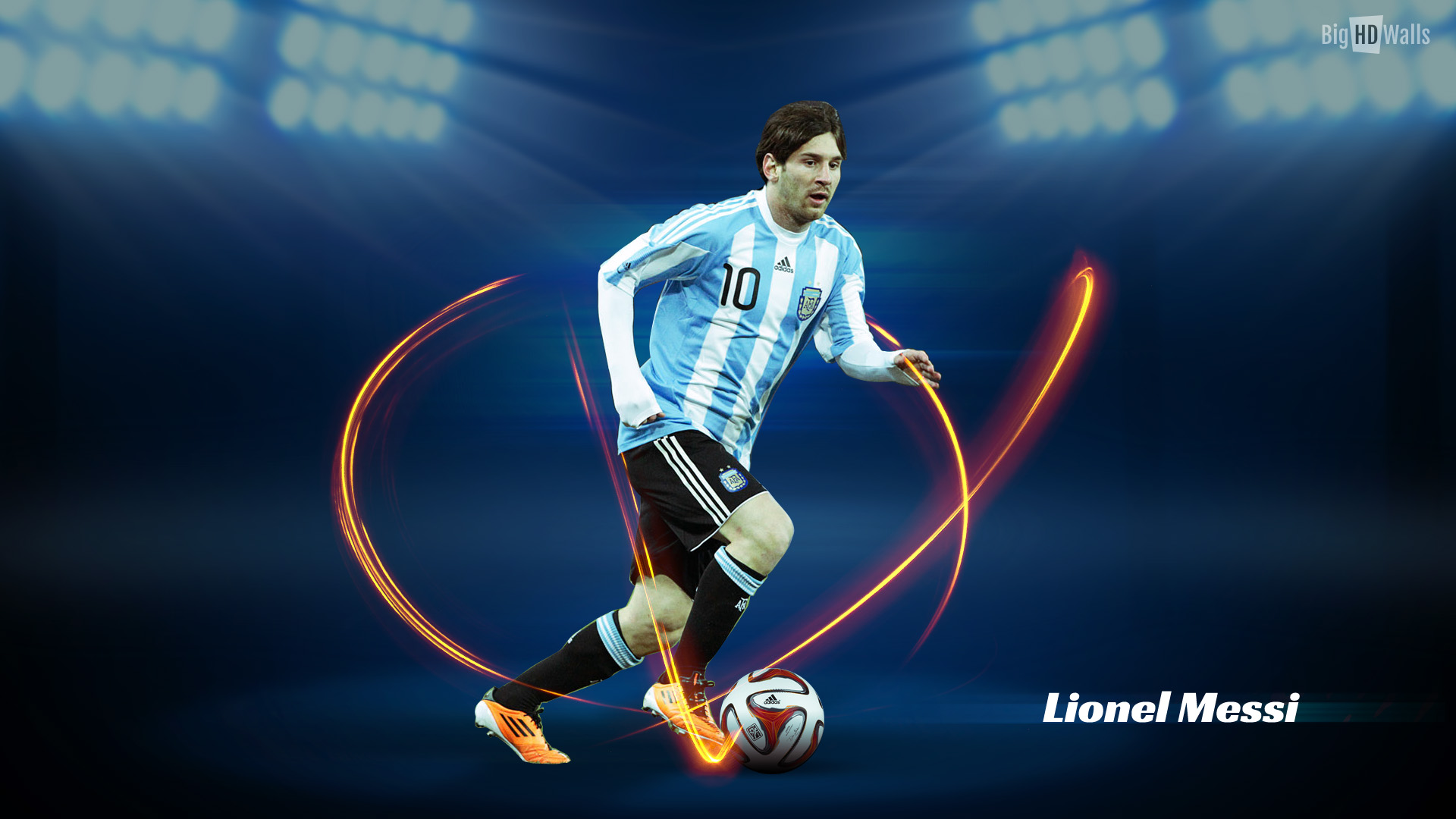 Messi Argentina Wallpapers Background HD | PixelsTalk.Net