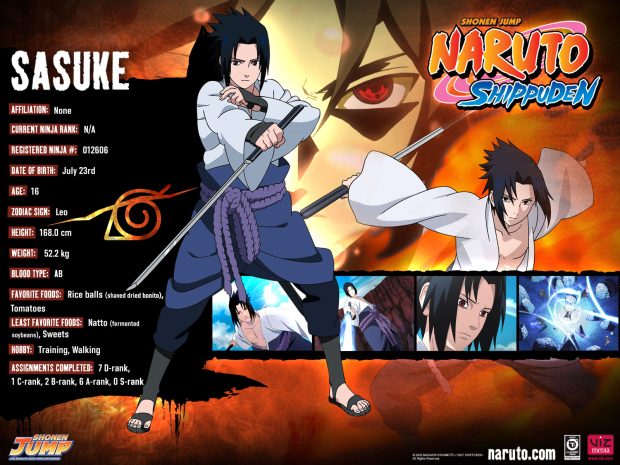 Naruto shippuden sasuke anime wallpaper